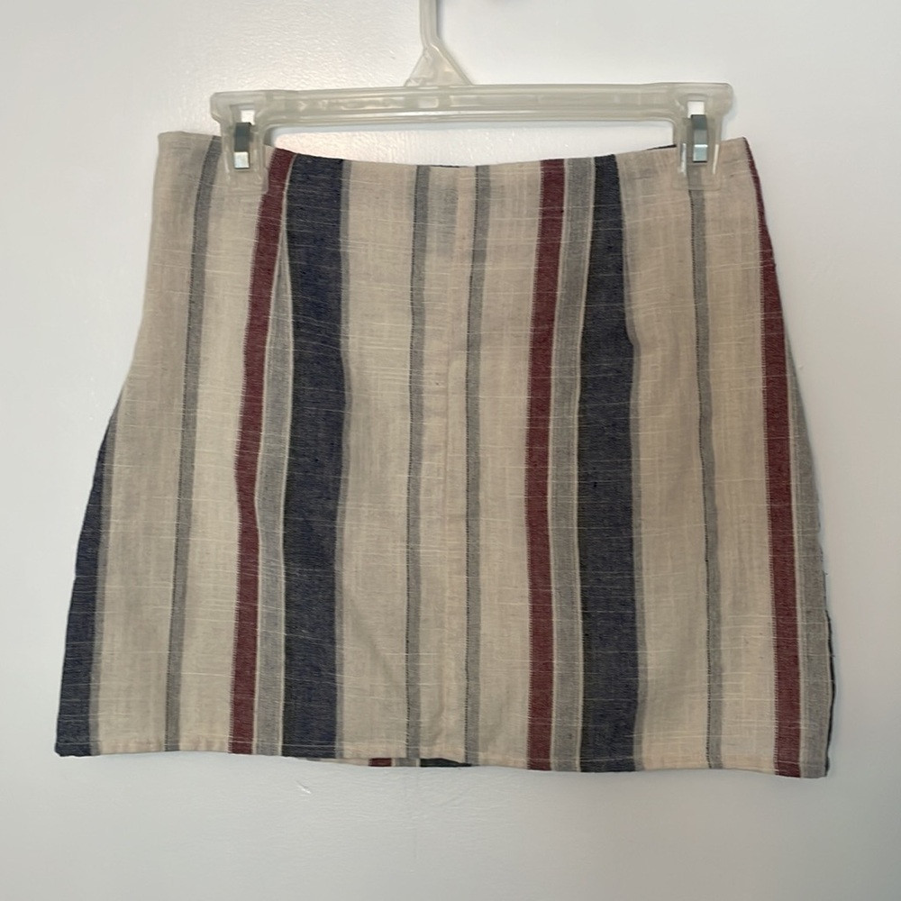 Forever 21 Women's Stripped Side Zip Miniskirt - Picture 2 of 8